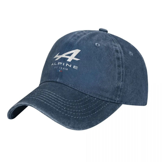 Casquette Alpine Bleue Marine 100% Coton