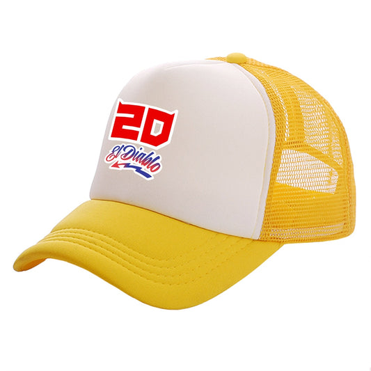 Casquette Baseball Fabio Quartararo Jaune et Blanche