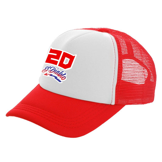 Casquette Baseball Fabio Quartararo Rouge et Blanche