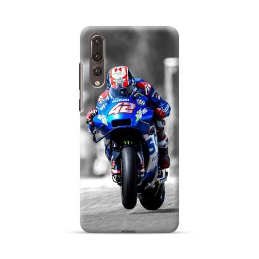 Coque Huawei Alex Rins sur sa MotoGP