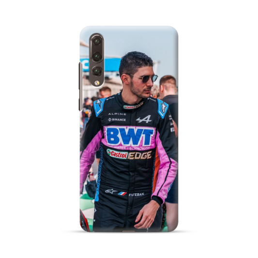 Coque Huawei Esteban Ocon en Tenue de Formule 1 Alpine