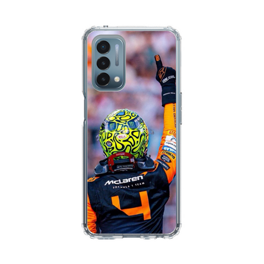 Coque Lando Norris en Tenue de Formule 1 McLaren pour OnePlus