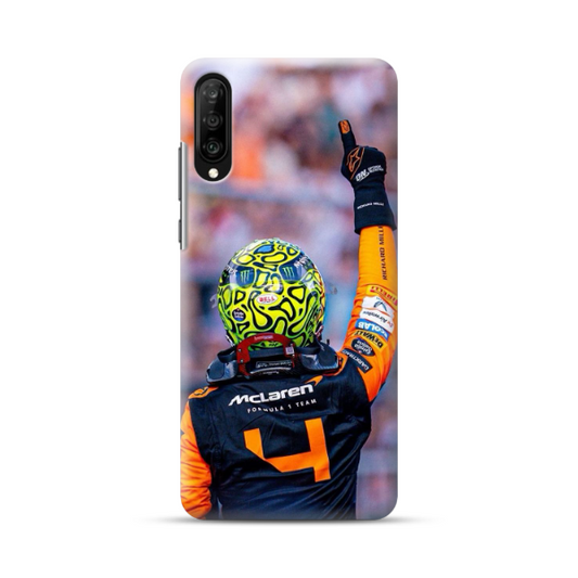 Coque Lando Norris en Tenue de Formule 1 McLaren pour Samsung