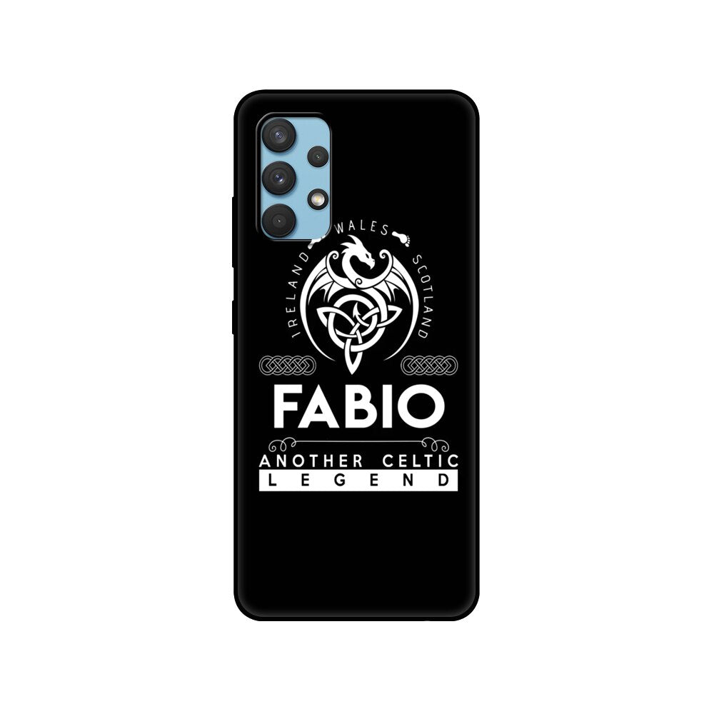 Coque Samsung Noir Fabio