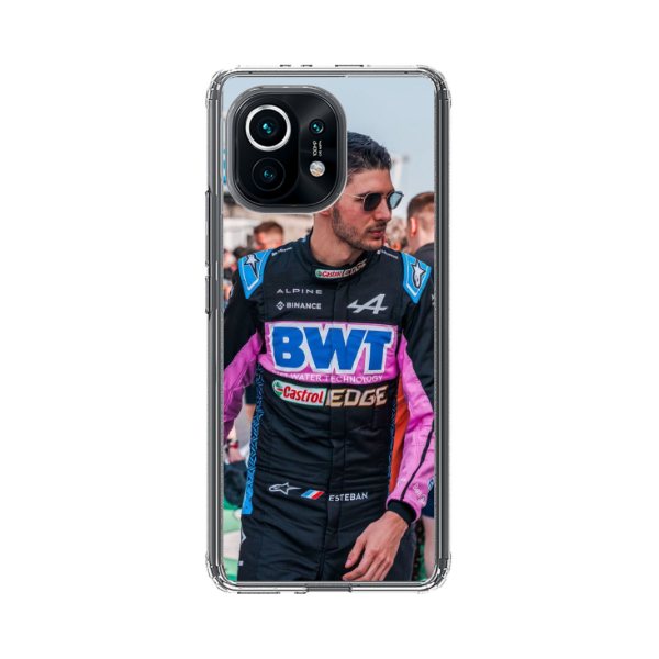 Coque Xiaomi Esteban Ocon en Tenue de Formule 1 Alpine