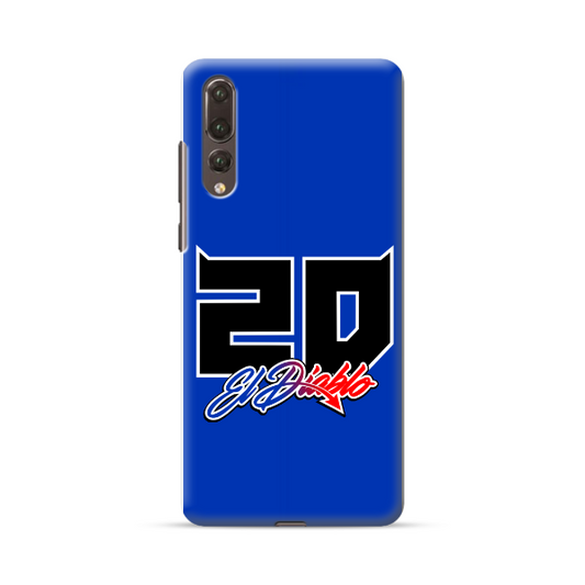 Coque de Téléphone Bleue El Diablo pour Huawei