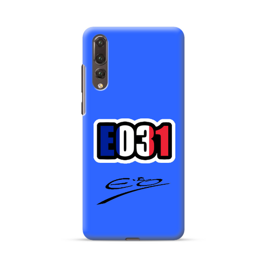 Coque de Téléphone Bleue Esteban Ocon 31 pour Huawei