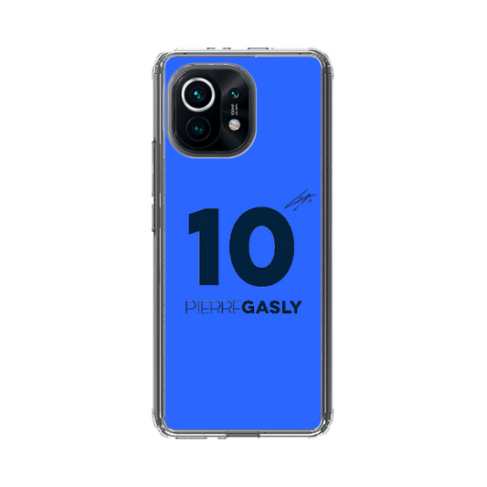 Coque de Téléphone Bleue Pierre Gasly pour Xiaomi