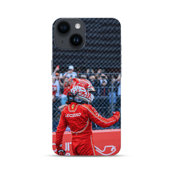 Coque de Téléphone Formule 1 Charles Leclerc pour iPhone