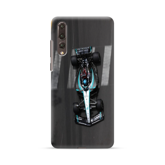 Coque de Téléphone Huawei George Russell dans sa Formule 1 Mercedes