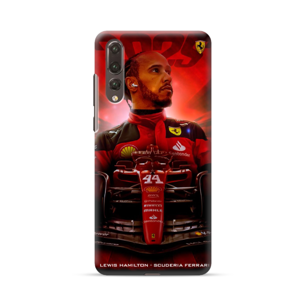 Coque de Téléphone Huawei Lewis Hamilton chez Ferrari