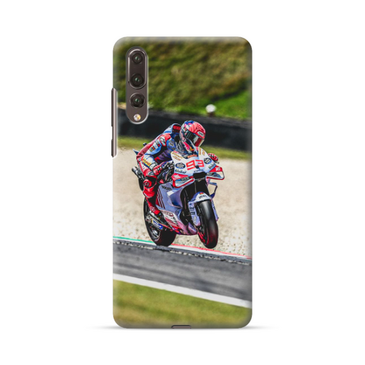 Coque de Téléphone Huawei Marc Marquez sur sa MotoGP