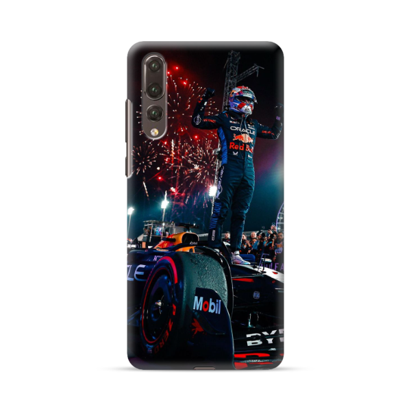 Coque de Téléphone Huawei Max Verstappen Fête sa Victoire