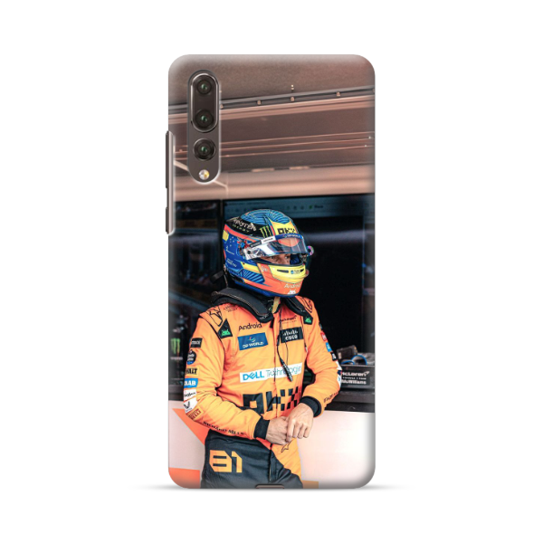 Coque de Téléphone Huawei Oscar Piastri en Tenue McLaren