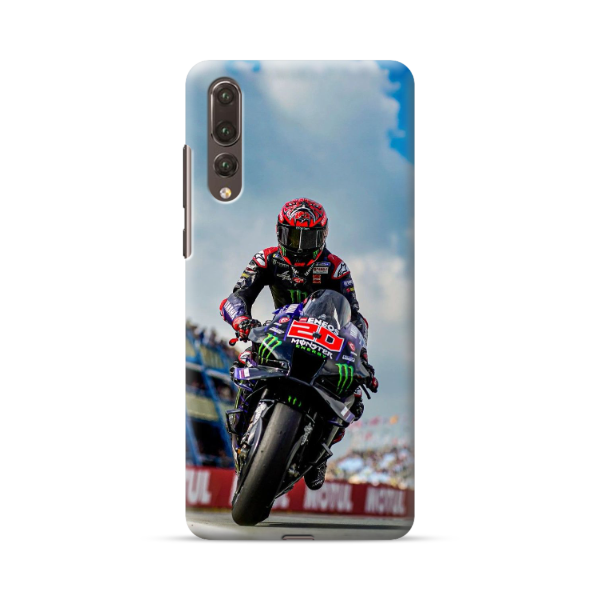 Coque de Téléphone Huawei Quartararo sur sa Yamaha