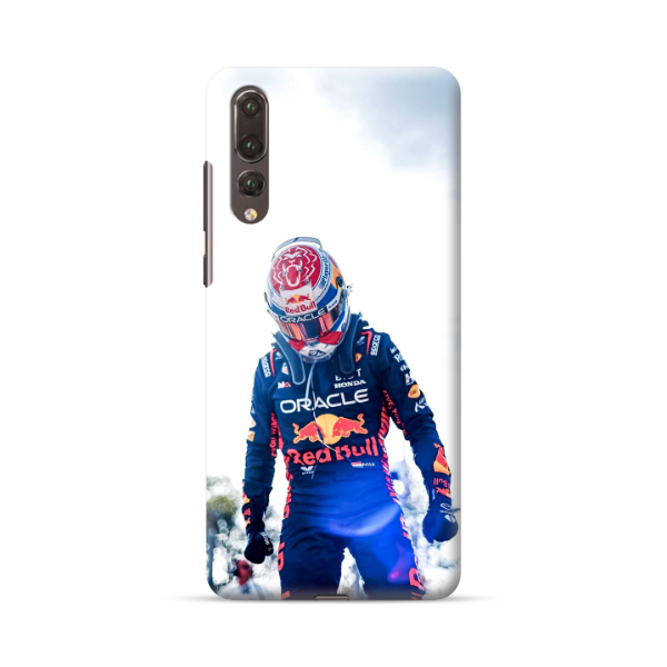 Coque de Téléphone Max Verstappen en Tenue de Formule 1 pour Huawei