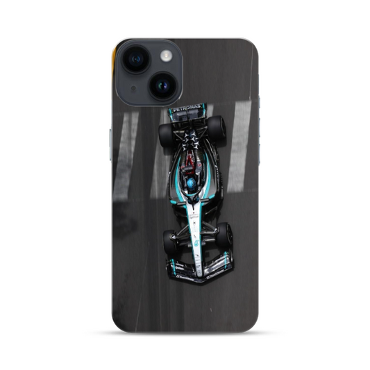 Coque de Téléphone OPPO George Russell dans sa Formule 1 Mercedes