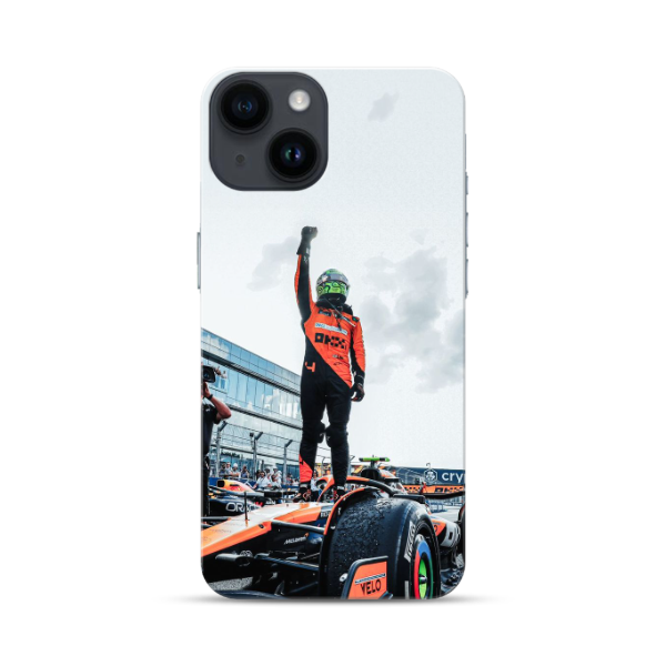 Coque de Téléphone OPPO Lando Norris sur sa Formule 1 McLaren