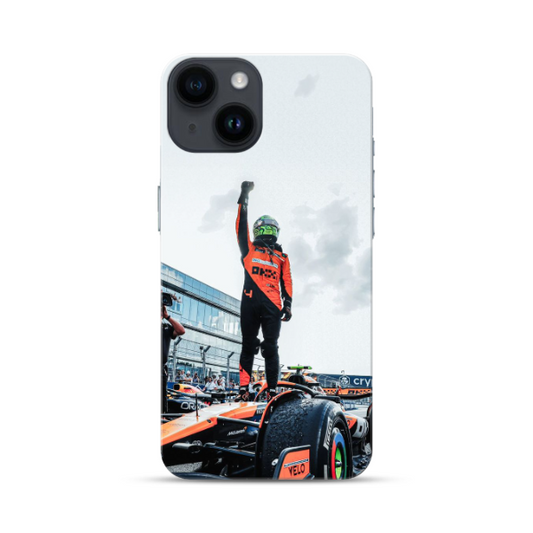 Coque de Téléphone OPPO Lando Norris sur sa Formule 1 McLaren