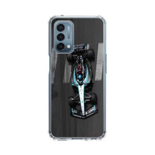 Coque de Téléphone OnePlus George Russell dans sa Formule 1 Mercedes