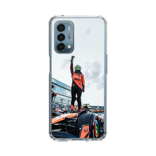 Coque de Téléphone OnePlus Lando Norris sur sa Formule 1 McLaren