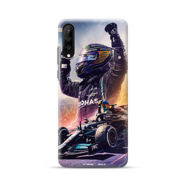 Coque de Téléphone Samsung Galaxy Formule 1 Lewis Hamilton chez Mercedes