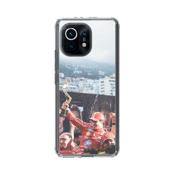 Coque de Téléphone Xiaomi Charles Leclerc Fête sa Victoire