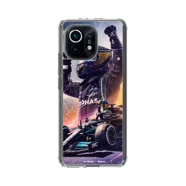 Coque de Téléphone Xiaomi Formule 1 Lewis Hamilton chez Mercedes