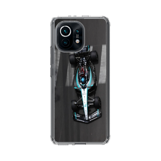 Coque de Téléphone Xiaomi George Russell dans sa Formule 1 Mercedes