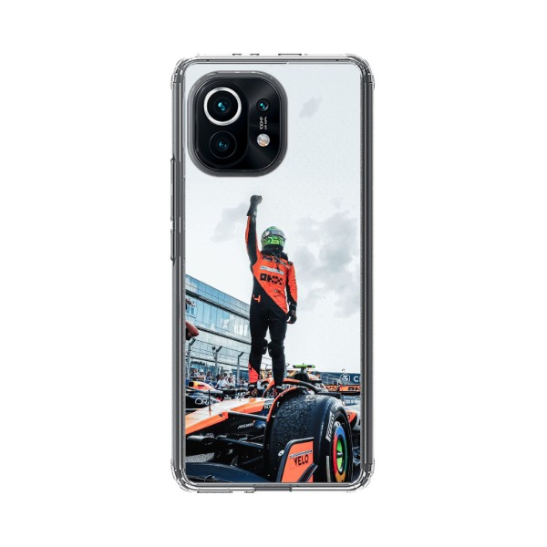 Coque de Téléphone Xiaomi Lando Norris sur sa Formule 1 McLaren