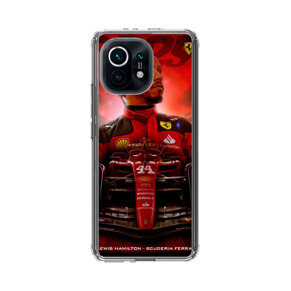 Coque de Téléphone Xiaomi Lewis Hamilton chez Ferrari