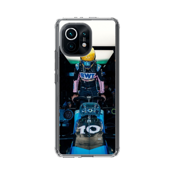 Coque de Téléphone Xiaomi Pierre Gasly qui Monte dans sa F1 Alpine