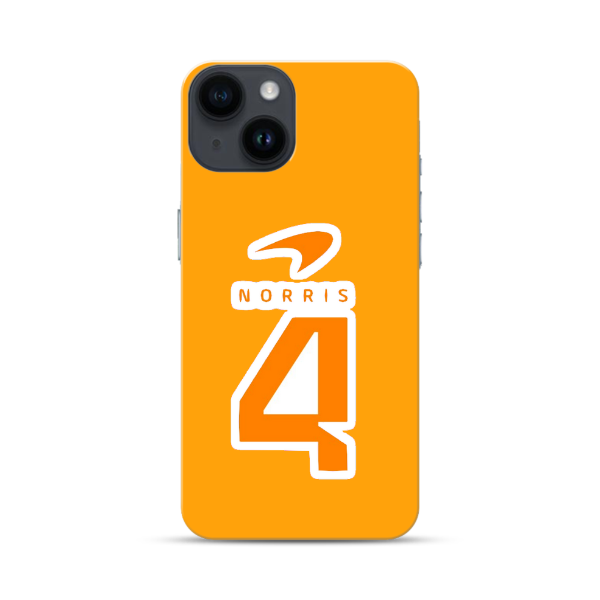 Coque de Téléphone iPhone Orange Lando Norris