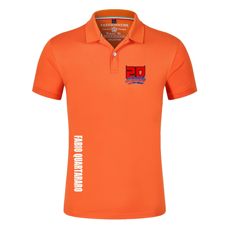 Polo Fabio Quartararo Orange MotoGP