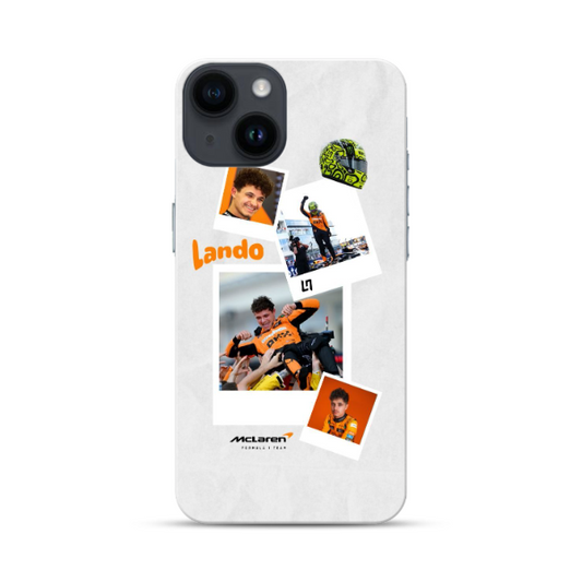 Protection Téléphone Blanche Formule 1 Lando Norris pour OPPO