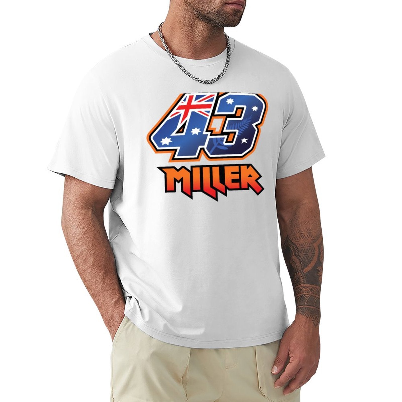 T-Shirt Blanc Jack Miller