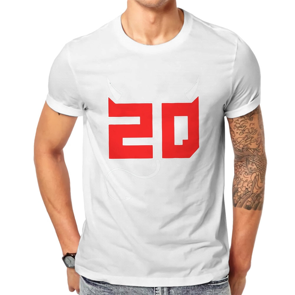 T-Shirt Blanc Numéro 20 Fabio Quartararo