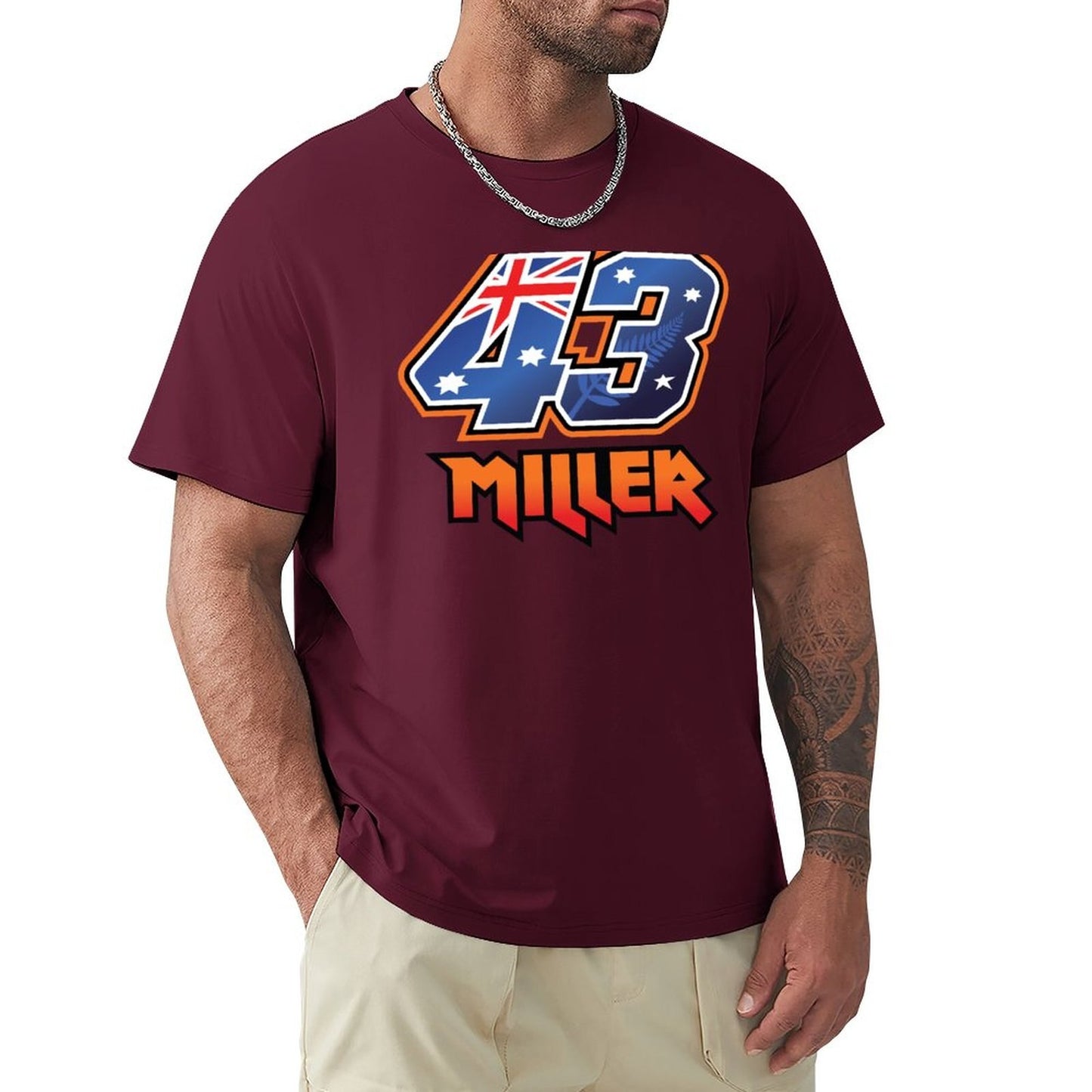 T-Shirt Bordeaux Jack Miller