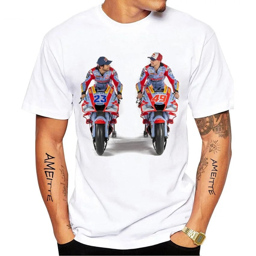 T-Shirt Enea Bastianini avec son Coéquipier