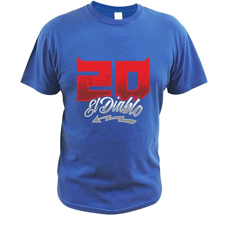 T-Shirt Fabio Quartararo Bleu El Diablo