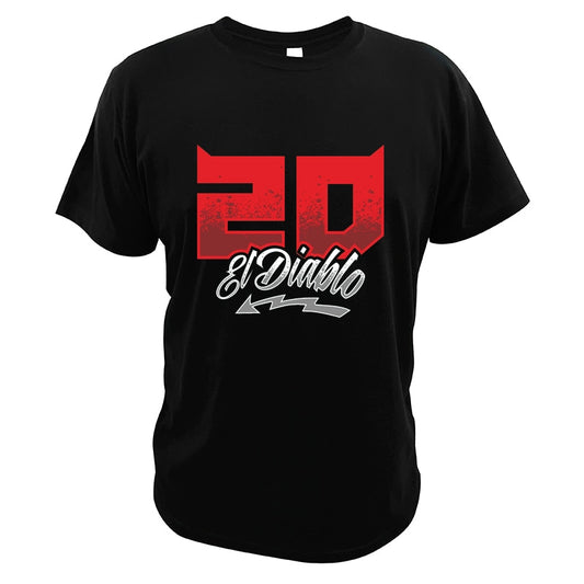 T-Shirt Fabio Quartararo Noir El Diablo