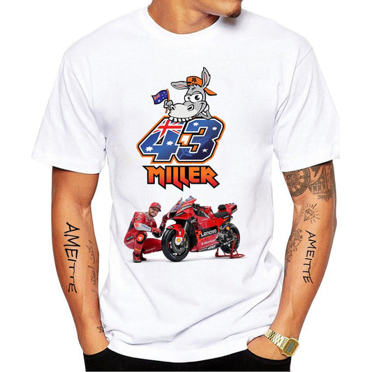 T-Shirt Jack Miller à côté de sa MotoGP