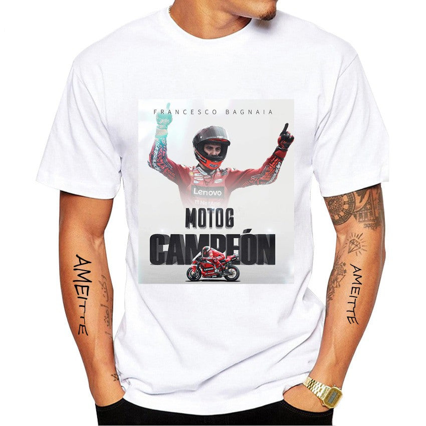 T-Shirt Pecco Bagnaia Moto Campeon