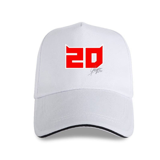 Casquette Blanche Fabio Quartararo Numéro 20