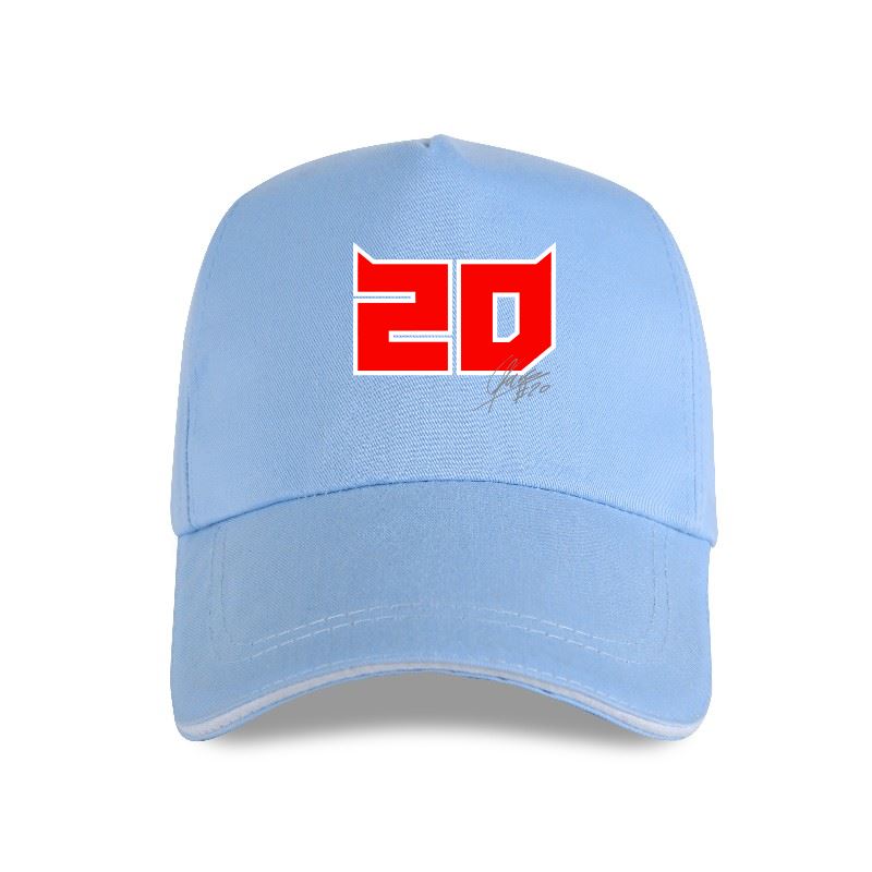 Casquette Bleue Ciel Fabio Quartararo Numéro 20