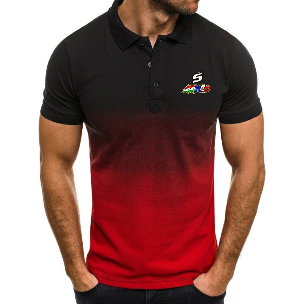 Polo Dégradé Rouge et Noir Johann Zarco