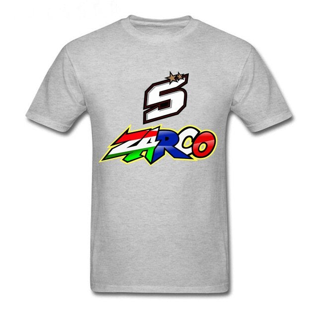 T-Shirt Gris Clair Johann Zarco