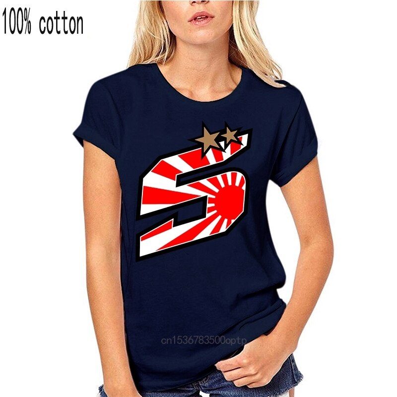 T-Shirt Johann Zarco Bleu Marine  pour Femme