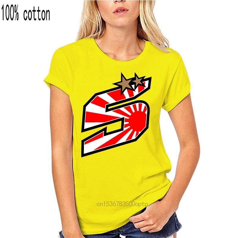 T-Shirt Johann Zarco Jaune pour Femme