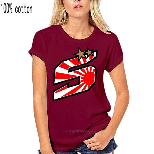 T-Shirt Johann Zarco Rouge pour Femme